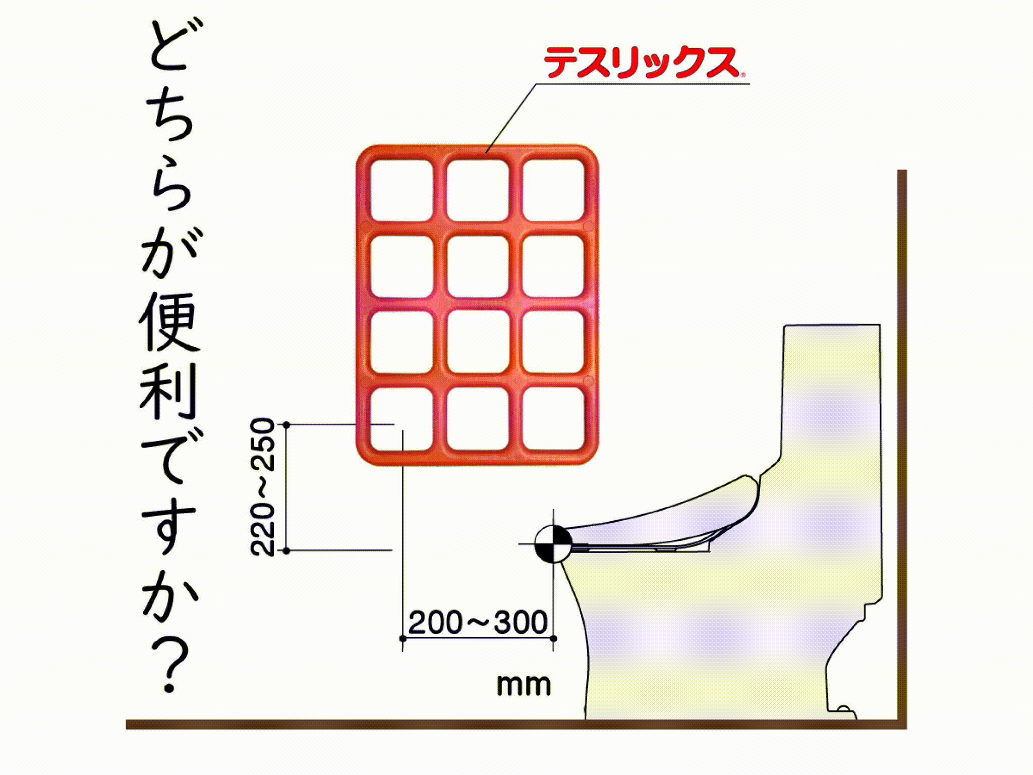 自由度の高い”手すり”テスリックス